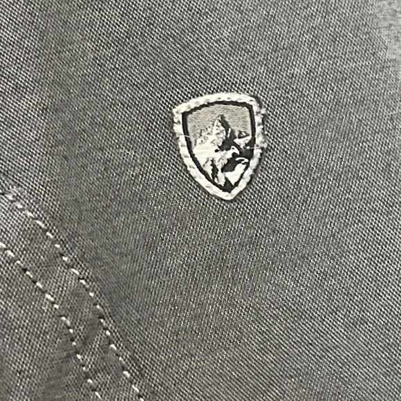 Kuhl Women's Dark Grey Snap Zipper Shorts With Zipper Drawstrings-Size 8 - Picture 7 of 11